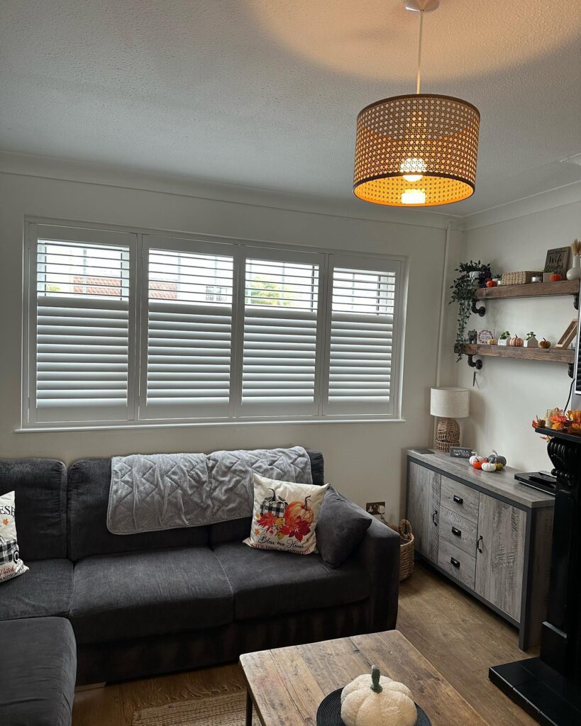 South Coast Blinds Sitting Room Installation